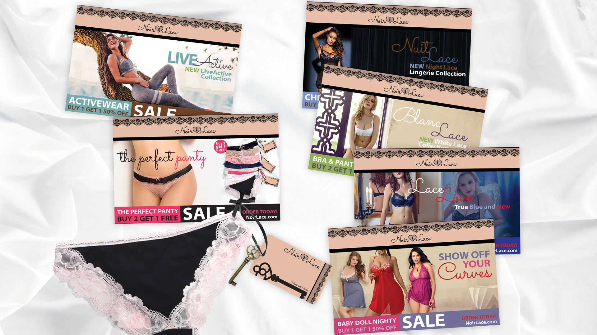 Noir Lace Brochure Design